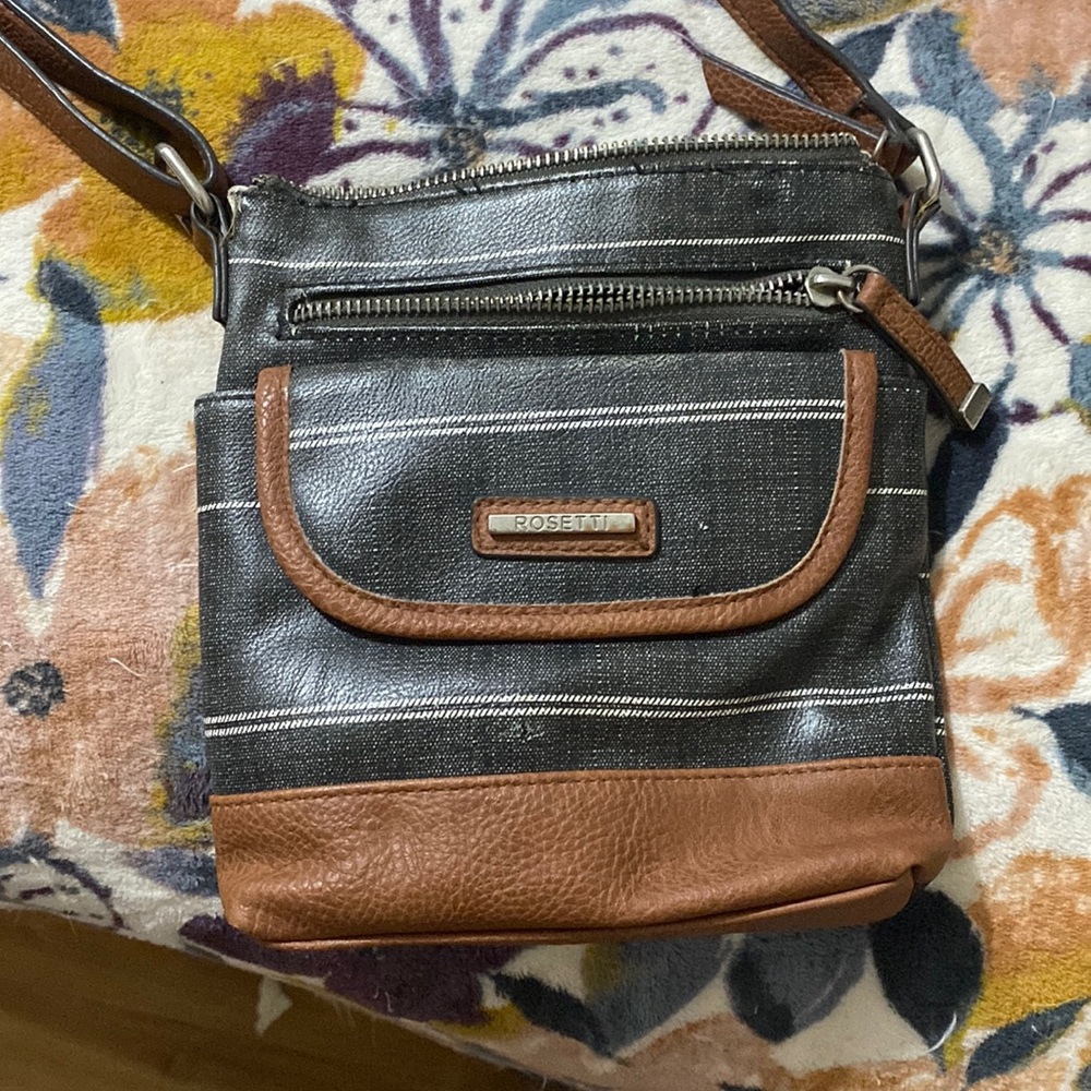 Rossetti brown and black purse
